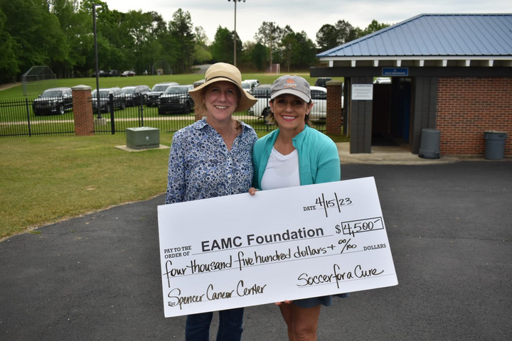 Auburn and Opelika soccer teams raise record amount for EAMC Foundation